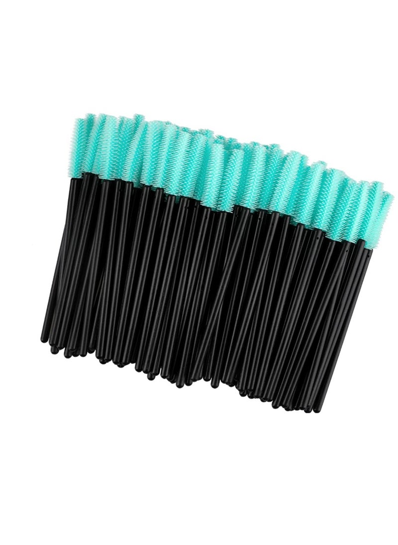 G2PLUS 100PCS Silicone Eyelash Brushes Mascara Brushes Wands Applicator Makeup Kits for Makeup, Personal Care and Eyelash Extensions (Black)