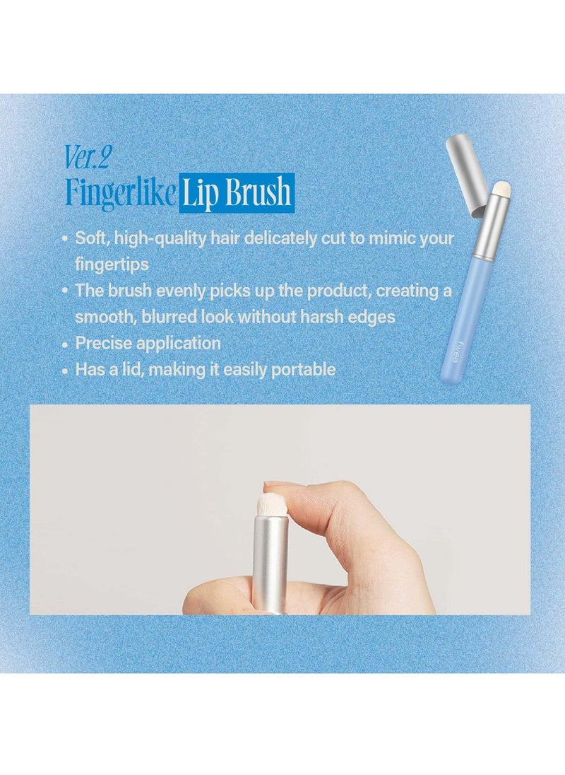 Fingerlike Silicone Lip Brush | Multi-purpose Makeup Blending Brush with Lid