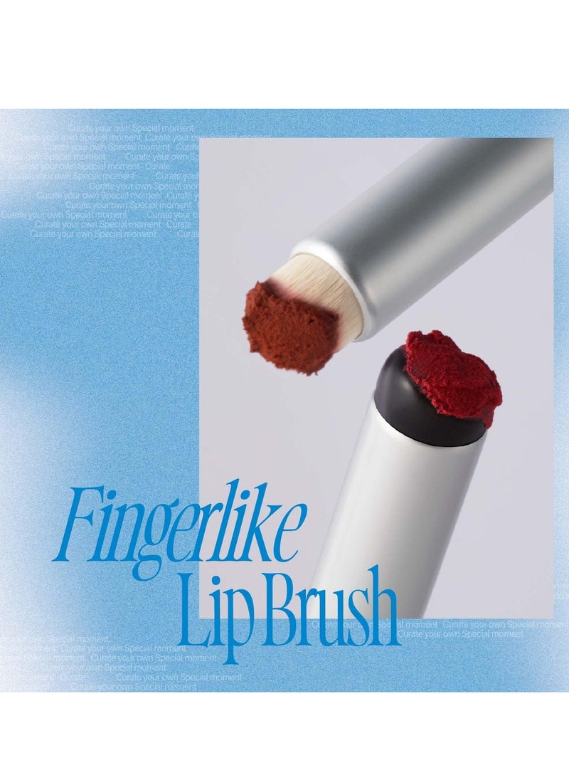 Fingerlike Silicone Lip Brush | Multi-purpose Makeup Blending Brush with Lid