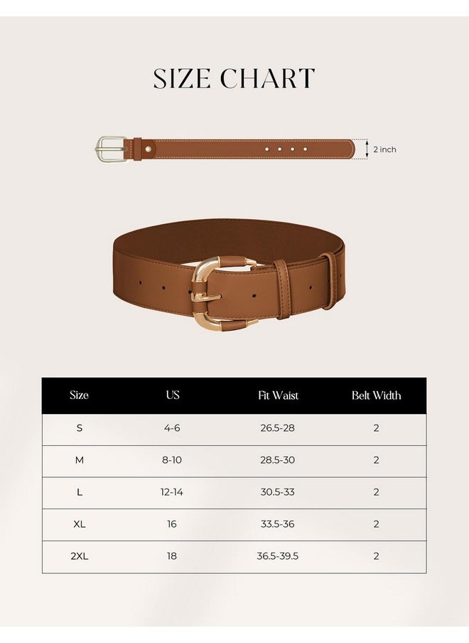 Wide Belts For Women Belts For Dress Waist Belt Leather Belt With Gold Buckle Suede Belt Fashion Western Outfit