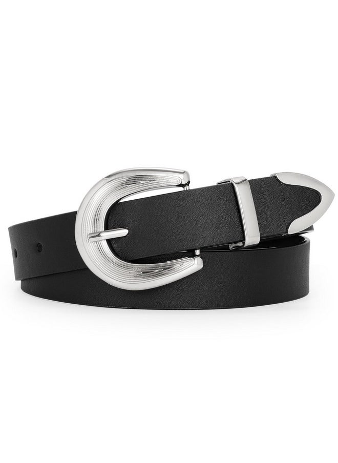 Women Leather Belt Women Belts For Jeans Dress Ladies Fashion Leather Waist Belt Women Black Belt