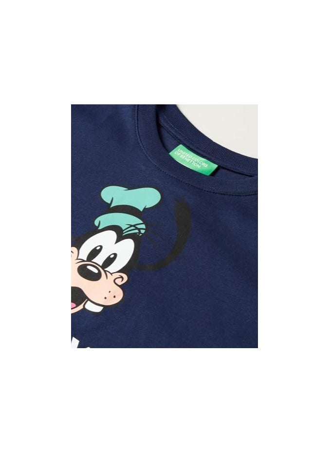 Disney Printed Unisex Kids T-Shirt - Blue