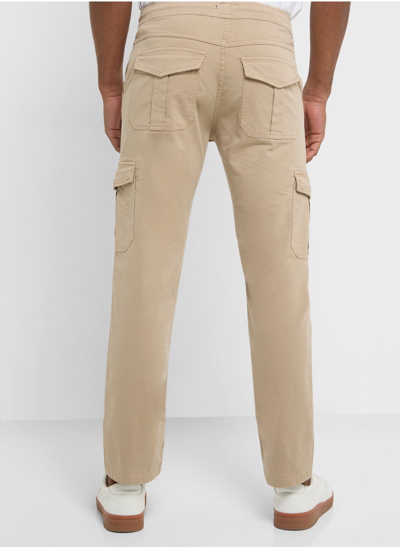 Drawstring Chino Pants