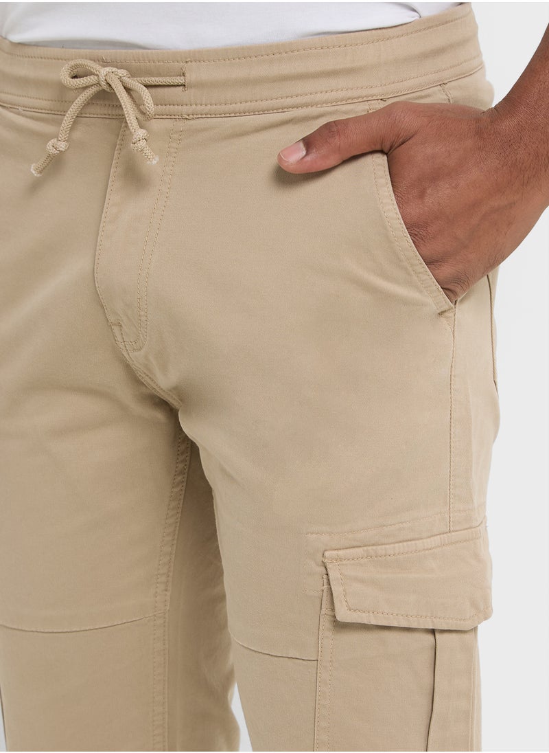 Drawstring Chino Pants