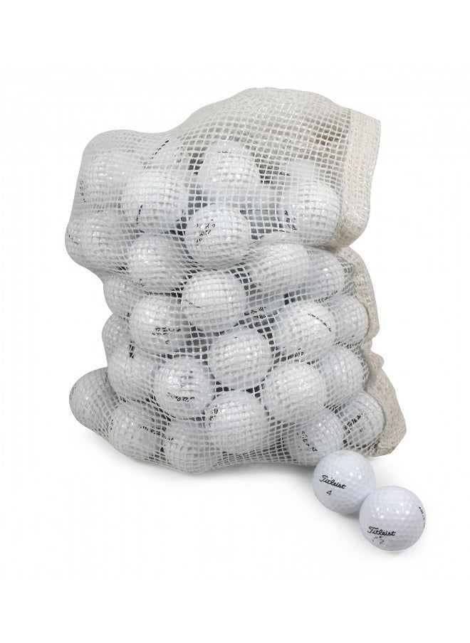 Titleist Recycled Used Golf Balls Cleaned B/C Grade Golf Balls 72 Ball Assorted Models in Onion Mesh Bag