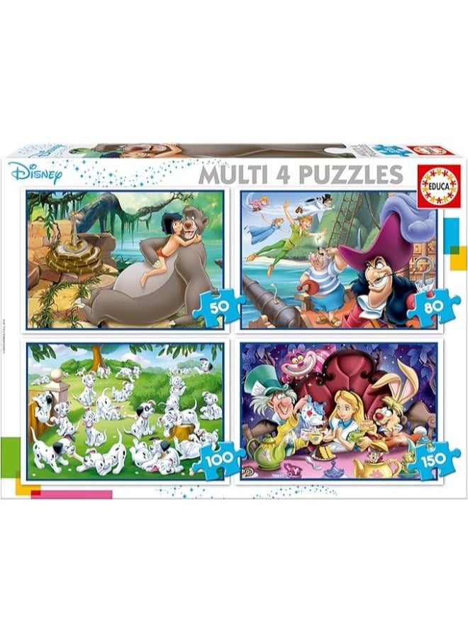 Educa Multi 4 In 1 Disney Classics