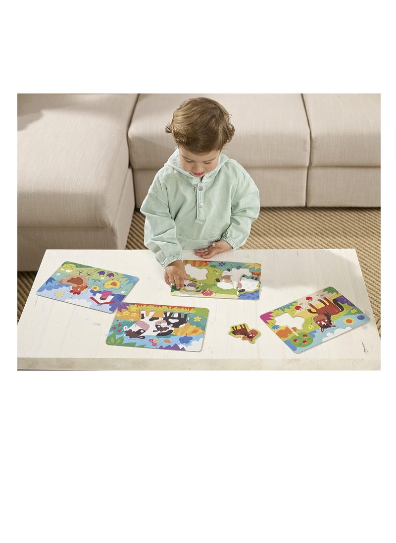 Educa My Farm Mothers & Babies 4 Puzzles