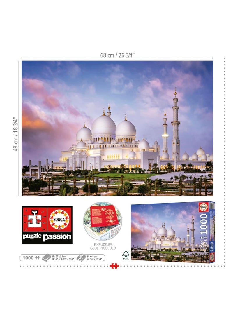 Educa Sheikh Zayed Grand Mosque Puzzle 1000pcs