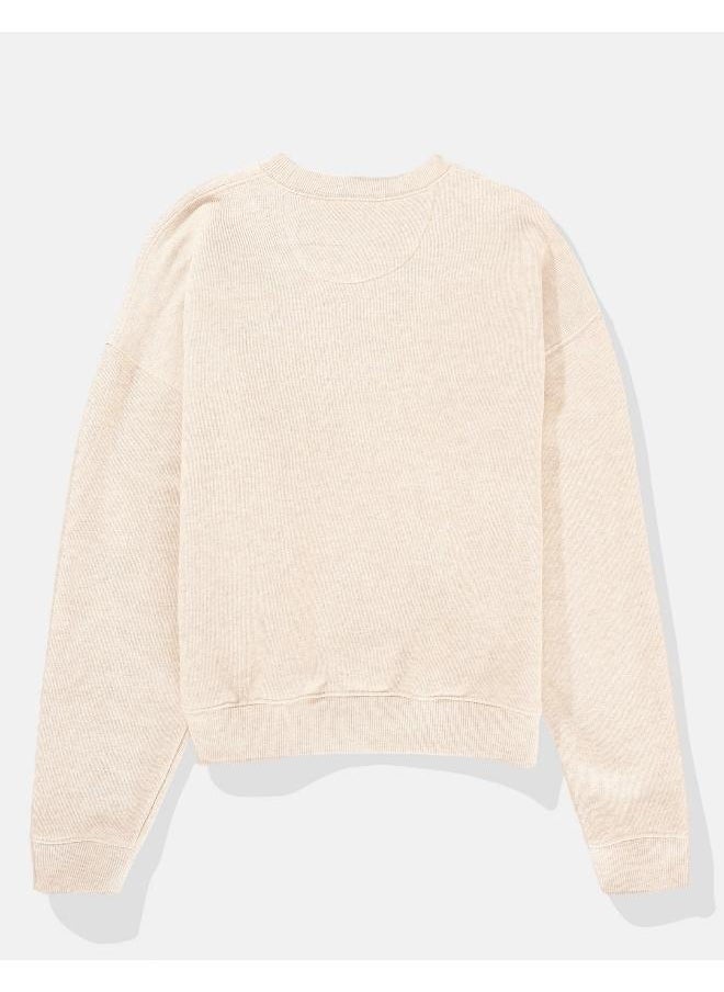 AE Relaxed Graphic Crew Neck Sweatshirt