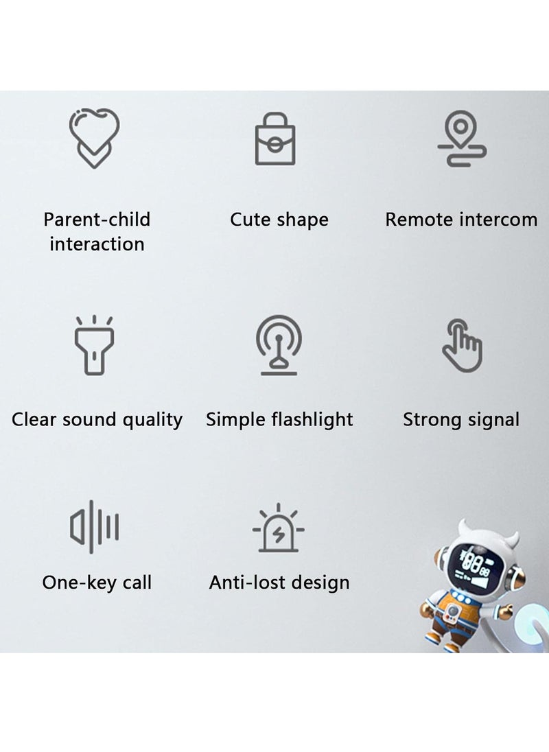 Walkie Talkie Kids 3-12 Years Old 20 Channels 3km Range Flashlight High Quality Radio for Family Games Adventures Camping Toys Back to School Christmas Gift - K22