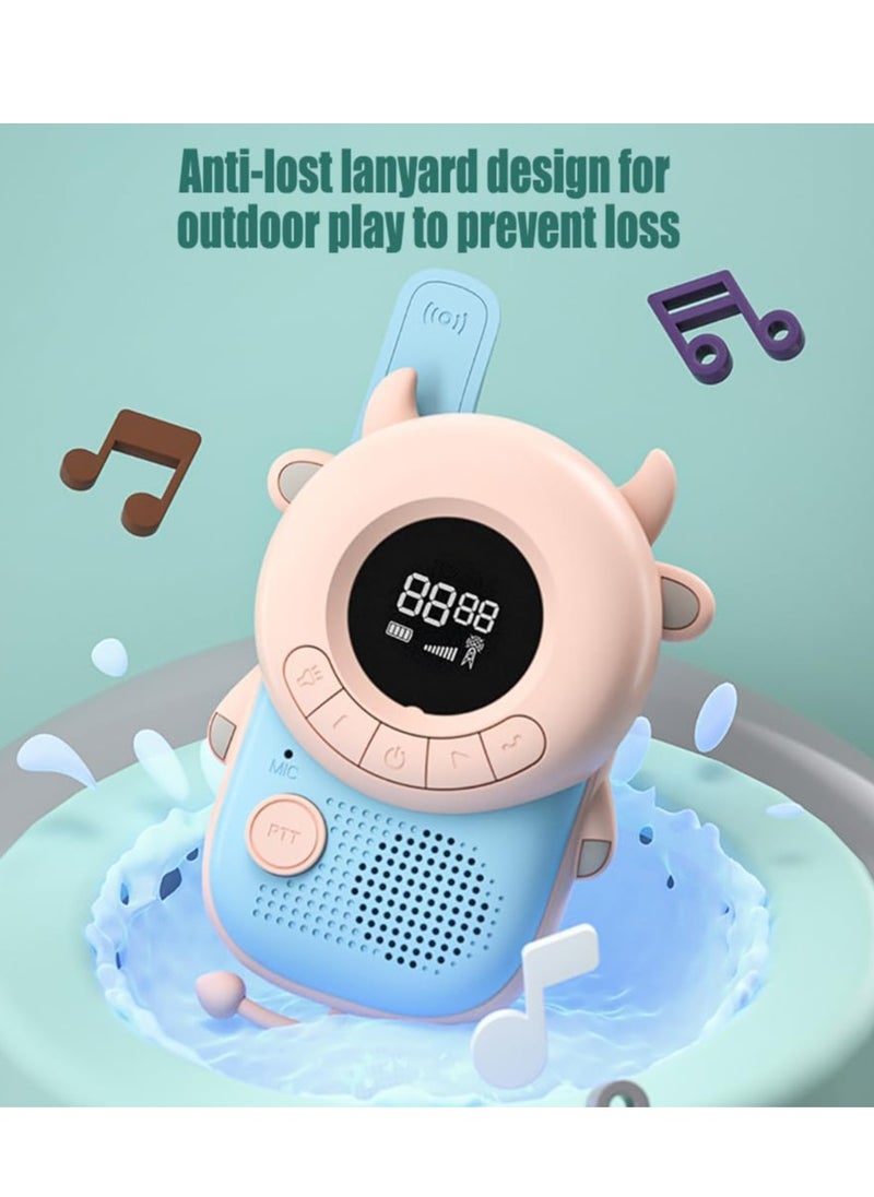 Walkie Talkie Kids 3-12 Years Old 20 Channels 3km Range Flashlight High Quality Radio for Family Games Adventures Camping Toys Back to School Christmas Gift - K22