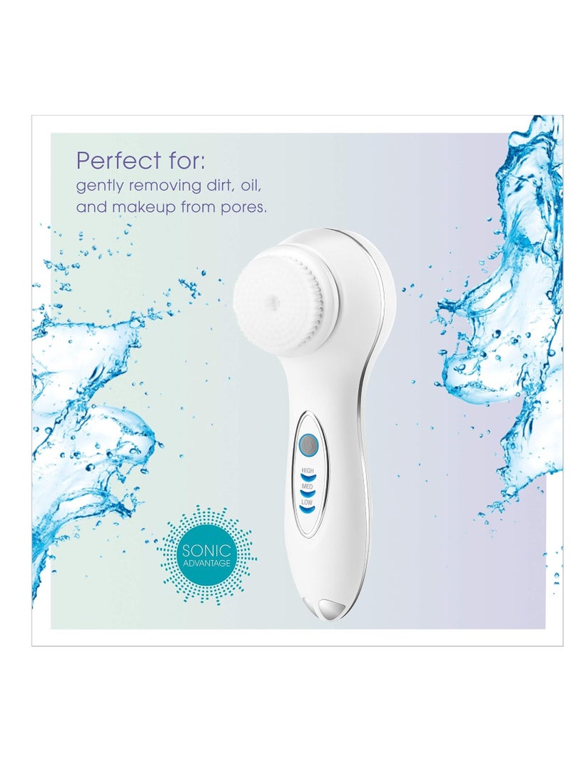 True Glow by Conair Facial Brush - Waterproof + Rechargeable