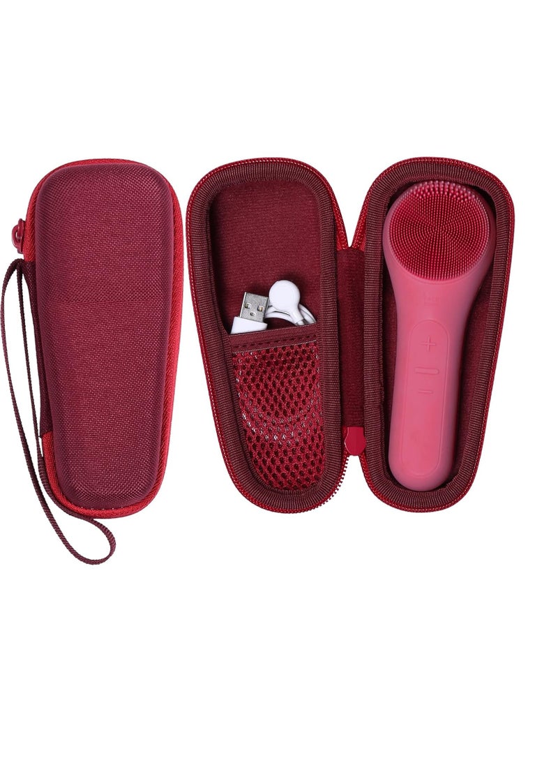 co2CREA Hard Carrying Case Compatible with NågraCoola CLIE 2 1 Sonic Facial Cleansing Brush (Berry)
