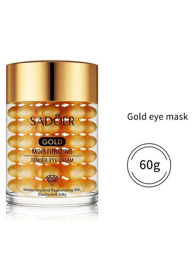 Golden Moisturizing Tender Eye Cream, Moisturizing & Refining Pores, Firming Under Eye Skin, Contains Pure Natural Ingredients Effective Fine Lines, Eye Bag, Dark Circles And