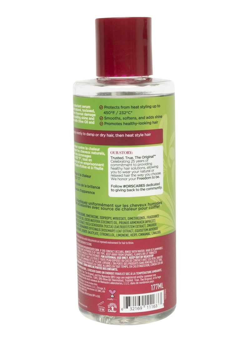 Olive Oil Heat Protection Hair Serum, 6oz