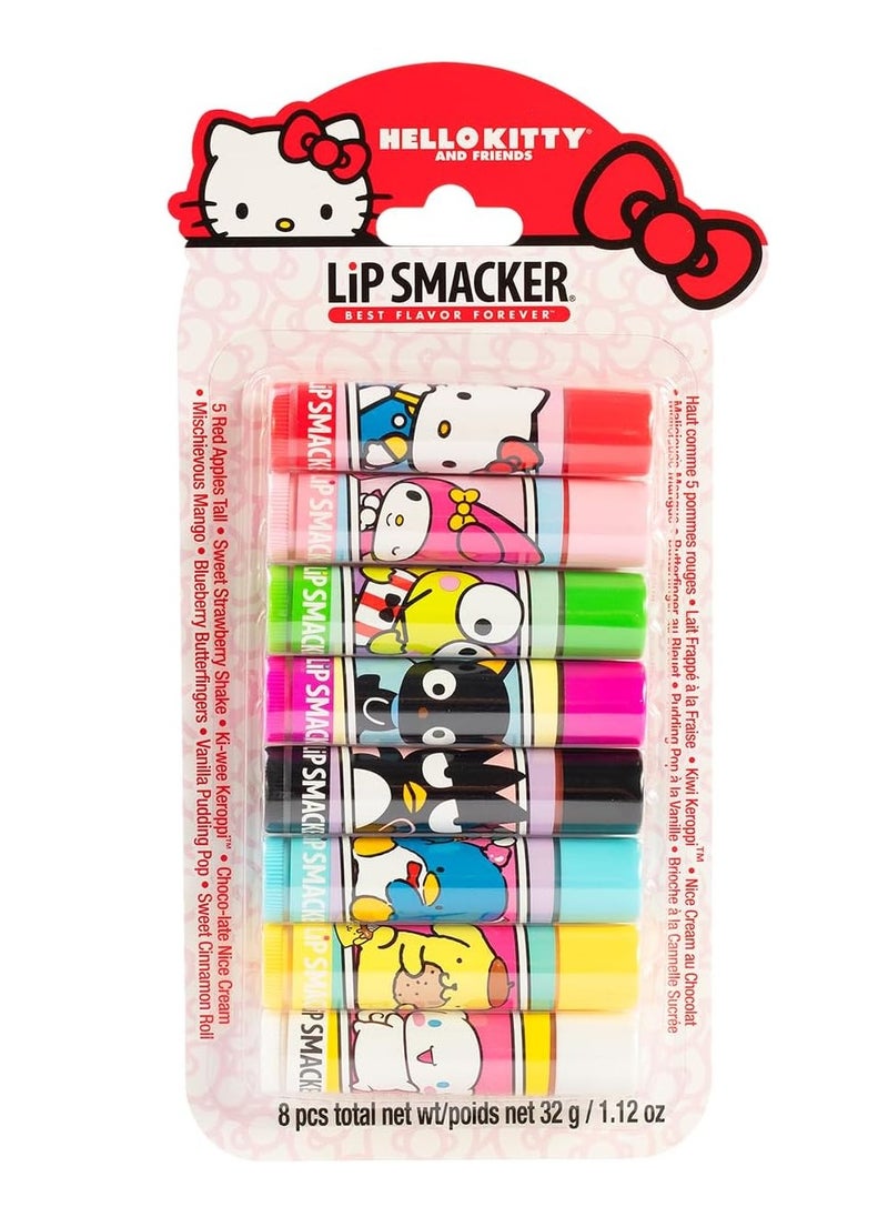 Lip Smacker Sanrio Hello Kitty and Friends 8-Piece Flavored Lip Balm