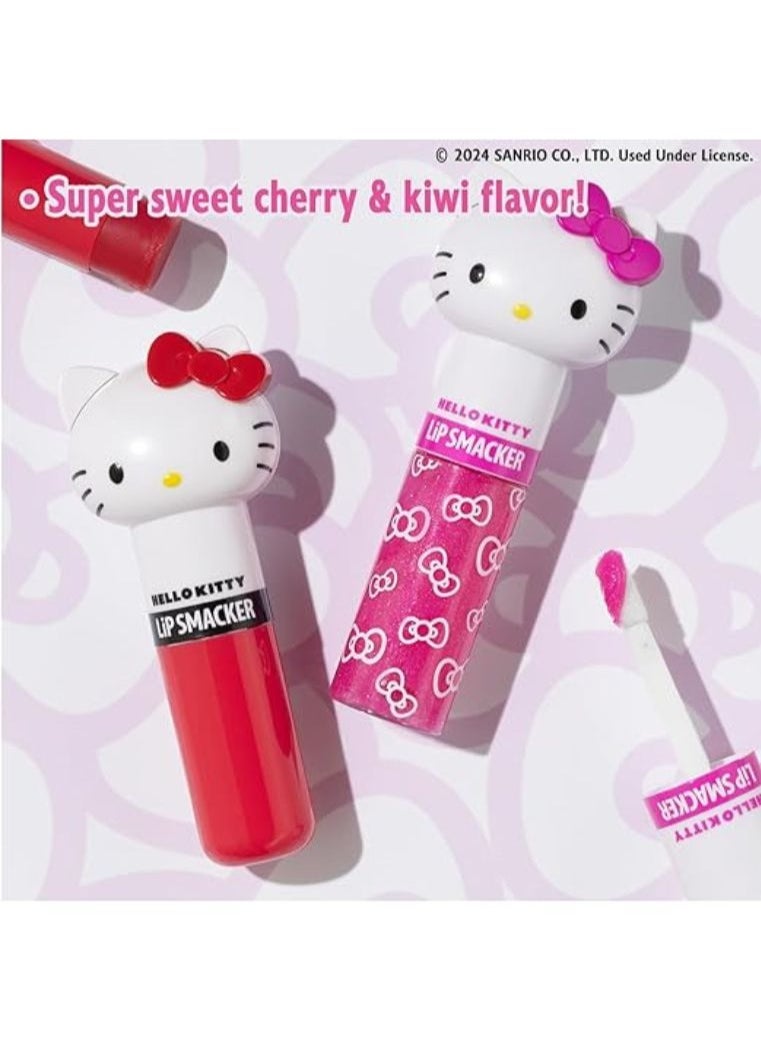 Lip Smacker Hello Kitty, Flavored Moisturizing & Smoothing Soft Shine Lip Balm