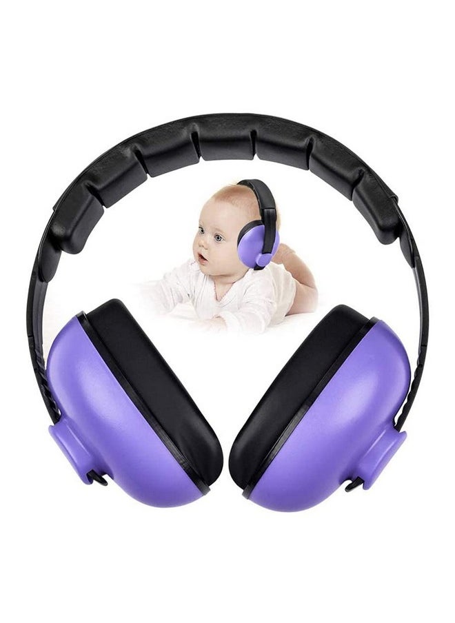 ® Ear Muffs For Kids Baby Ear Protection Noise Canceling Headphones For Baby Sleep Flight Travel, Baby Hearing Protection Earmuffs For Baby Toddler Kids 0-3 (Purple)