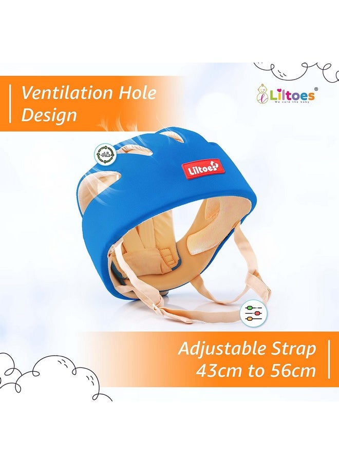 Baby Head Protector For Safety Of Kids 6M To 60 M- Baby Safety Helmet With Proper Air Ventilation & Corner Guard Protection (Royal Blue)