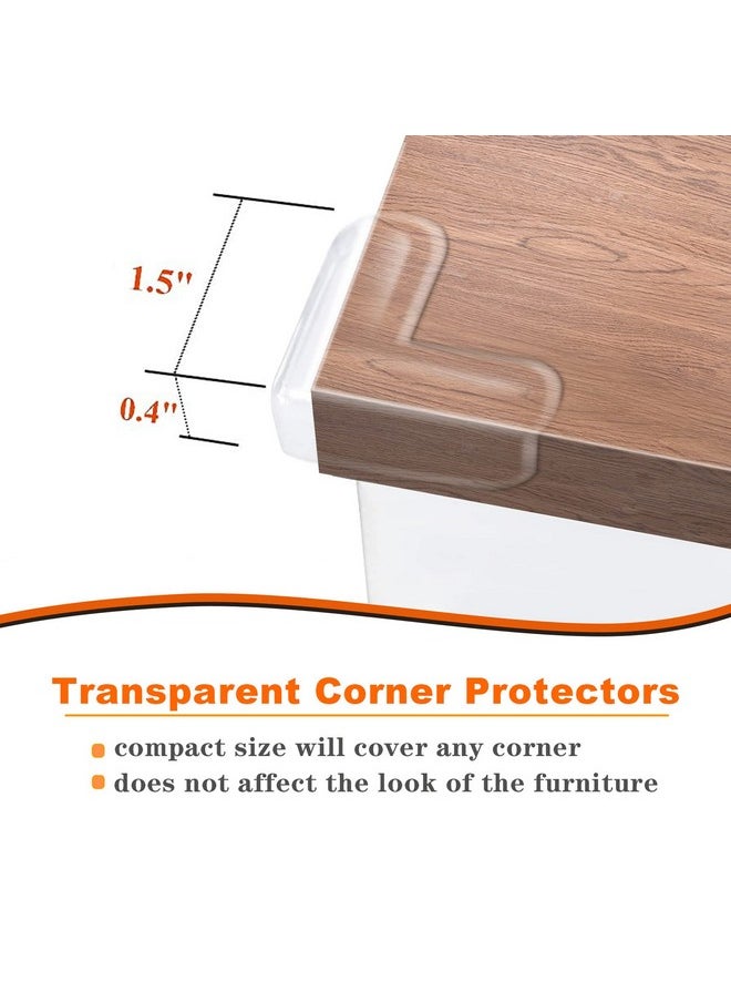 Corner Guards (28 Pack) Clear Corner Protectors | High Resistant Adhesive Gel | Best Baby Proof Corner Guards | Stop Child Head Injuries | Tables, Furniture & Sharp Corners Baby Proofing (L-Shaped)Â€¦