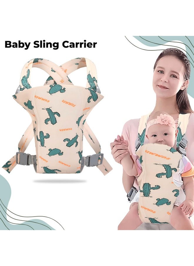 Baby Carrier Newborn To Toddler With Multiple Positions Infant Carrier Soft Baby Holder Kangaroo Bag Sling Carrier All Seasons - Cactus