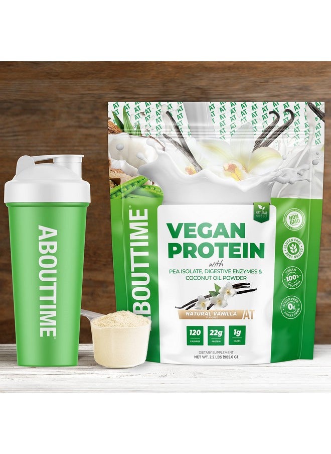About Time Vegan Protein Supplement, Vanilla, 2 Pound