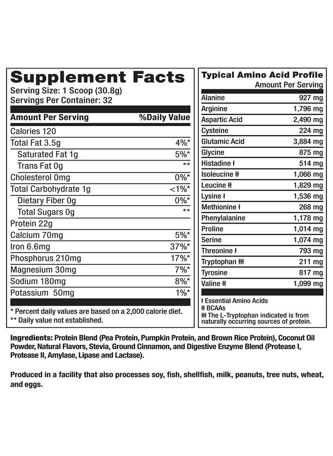 About Time Vegan Protein Supplement, Vanilla, 2 Pound
