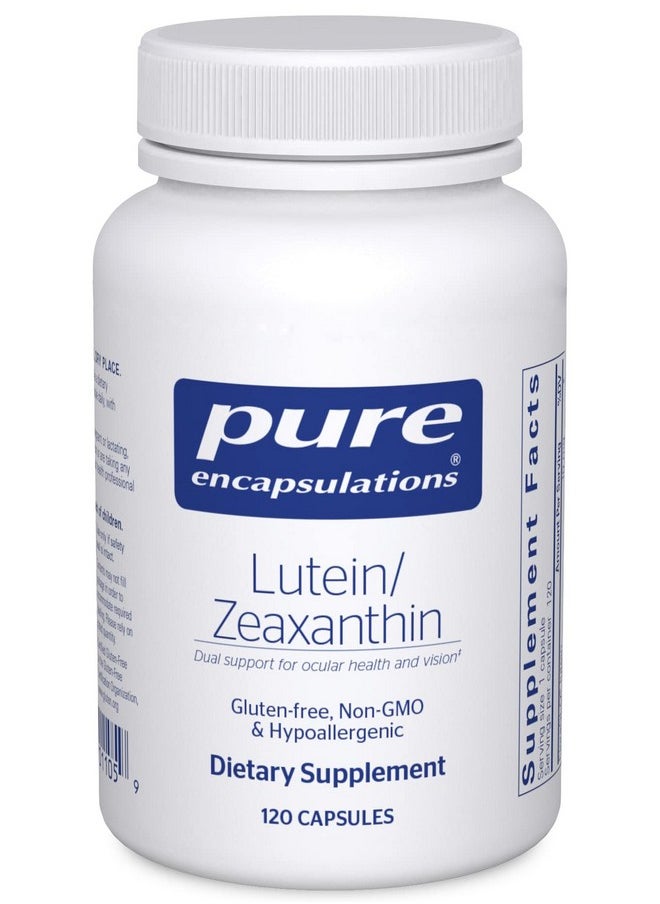 Pure Encapsulations Lutein & Zeaxanthin - Supports Overall Vision* - Maintains Macular Pigment & Eye Health* - Antioxidant Support* - Vegan-Friendly & Non-GMO - 120 Capsules