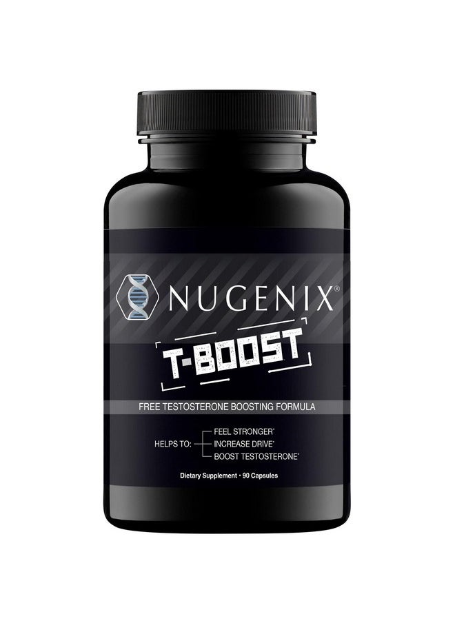 Nugenix T Boost - Free Testosterone Booster Supplement for Men, 90 Count