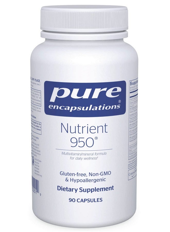 Pure Encapsulations Nutrient 950 | Multivitamin Mineral Supplement to Support Physiological Functions and a Healthy Lifestyle* | 90 Capsules