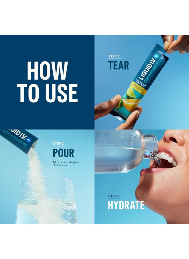 Liquid I.V.® Hydration Multiplier - Passion Fruit | Electrolyte Powder Drink Mix | 3 Pack (48 Servings)