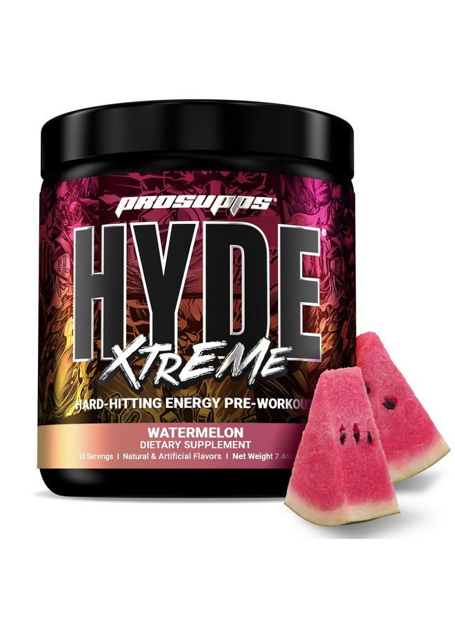 PROSUPPS® Mr. Hyde® Xtreme Pre-Workout Powder Energy Drink - Intense Sustained Energy, Pumps & Focus with Beta Alanine, Creatine & Nitrosigine, (30 Servings, Watermelon Rush)