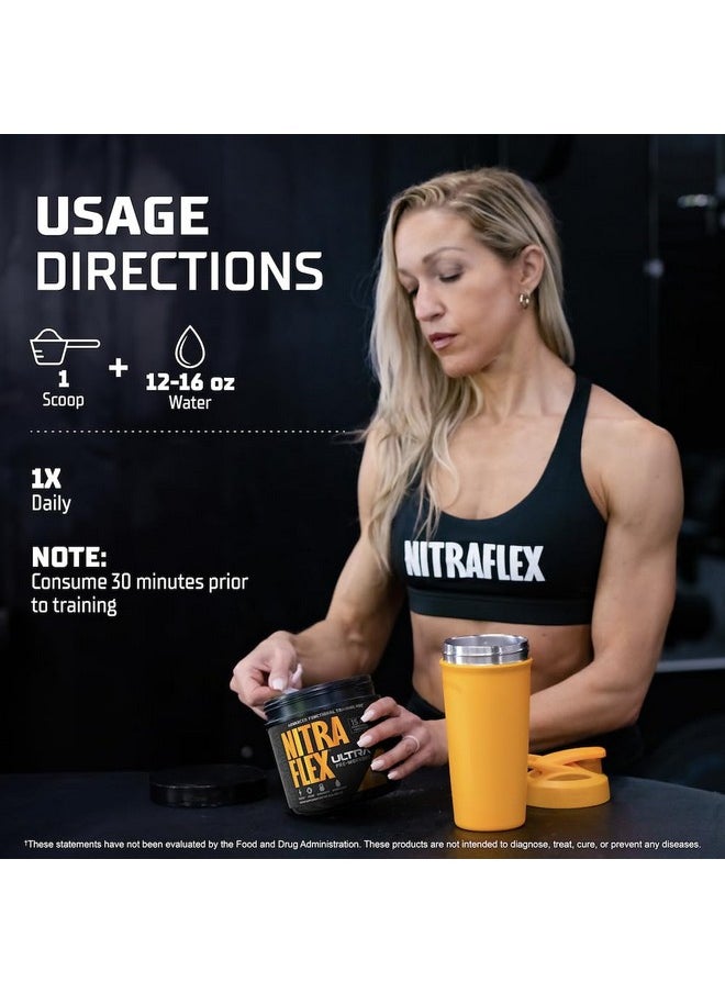 GAT SPORT Nitraflex Ultra Pre-Workout Supplement (30 Servings, Peach Pineapple)