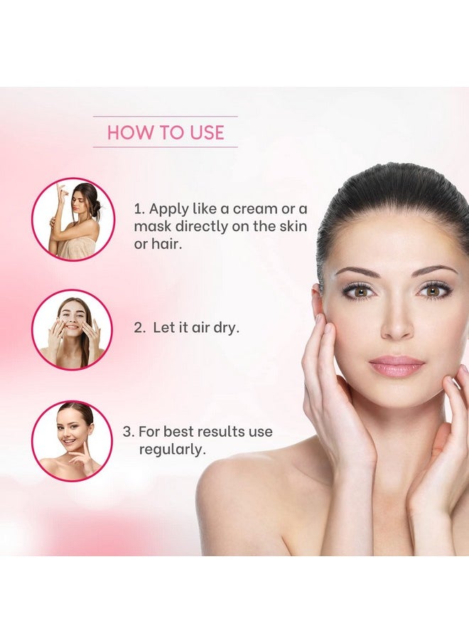 Aloe Rose Gel With Pure Aloe Vera, Olive & Vitamin E For Face, Skin & Hair - Moisturizing, Sunburn, Acne Scars, Wrinkles & Dark Circles (1Kg)