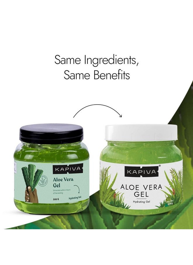Pure Aloe Vera Skin Gel 500G For Face & Hair | Hydrating, Moisturizing, Soothing Skin | Multipurpose Gel