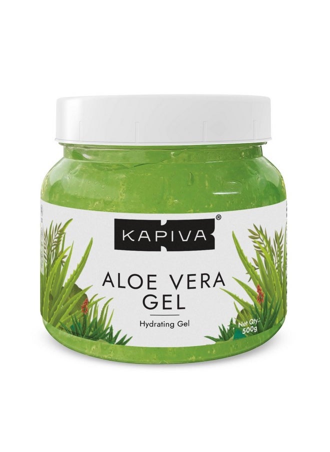 Pure Aloe Vera Skin Gel 500G For Face & Hair | Hydrating, Moisturizing, Soothing Skin | Multipurpose Gel