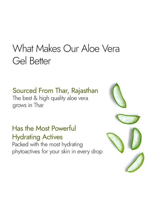 Pure Aloe Vera Skin Gel 500G For Face & Hair | Hydrating, Moisturizing, Soothing Skin | Multipurpose Gel