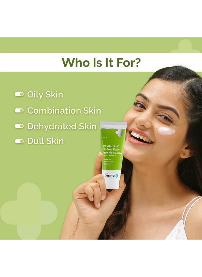 5% Vitamin C Oil-Free Daily Face Moisturizer For Skin Radiance - 100G