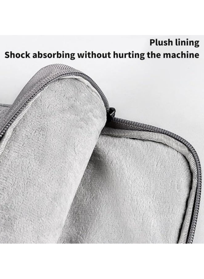 Laptop Sleeve, Waterproof Oxford Cloth Laptop Bag, Lightweight Shockproof MacBook Sleeve, Plush-Lined Laptop Bags, Cases & Sleeves for Laptops, Notebooks (Universal for 14.1-15.4 Inch, Grey)