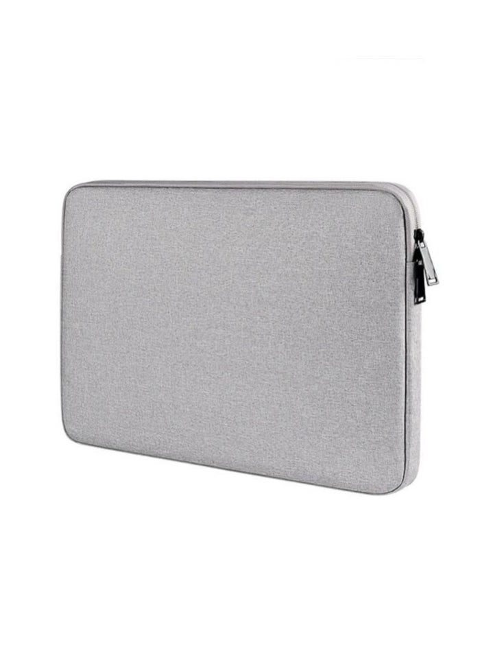 Laptop Sleeve, Waterproof Oxford Cloth Laptop Bag, Lightweight Shockproof MacBook Sleeve, Plush-Lined Laptop Bags, Cases & Sleeves for Laptops, Notebooks (Universal for 14.1-15.4 Inch, Grey)