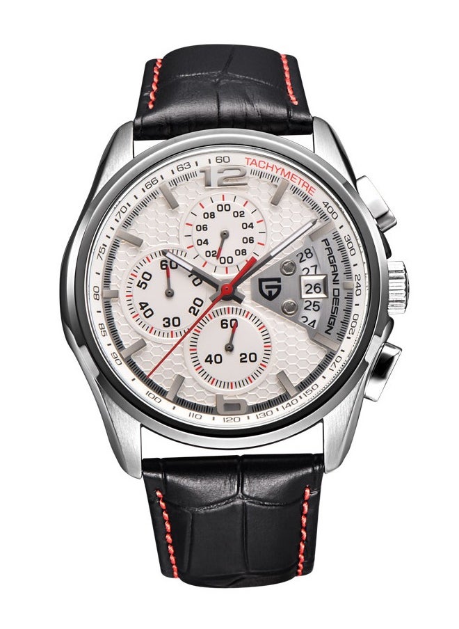 Watches for Men Luxury Men's Watches Genuine Leather Quartz Water Resistant Watches