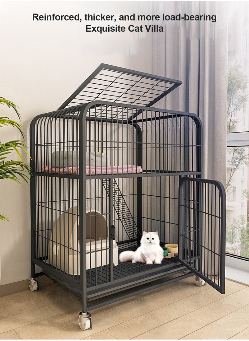 Cat Cage Household Interior Enlarges Free Space Cat Villa Cat House Cat House