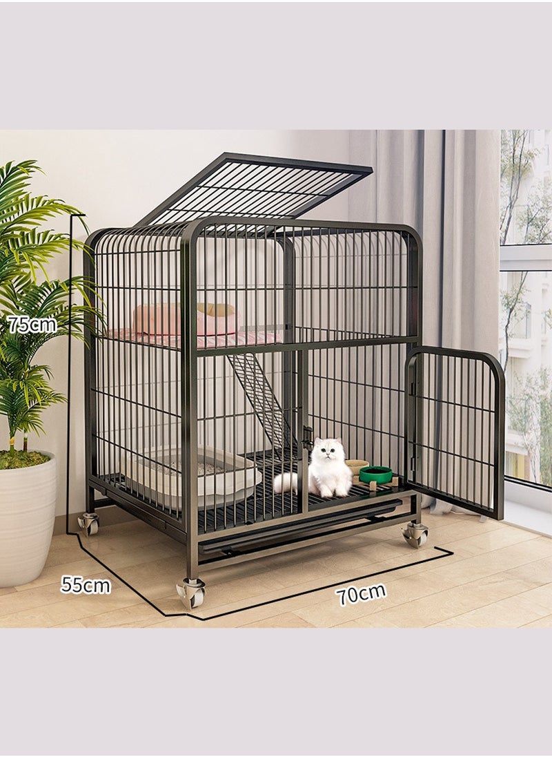 Cat Cage Household Interior Enlarges Free Space Cat Villa Cat House Cat House