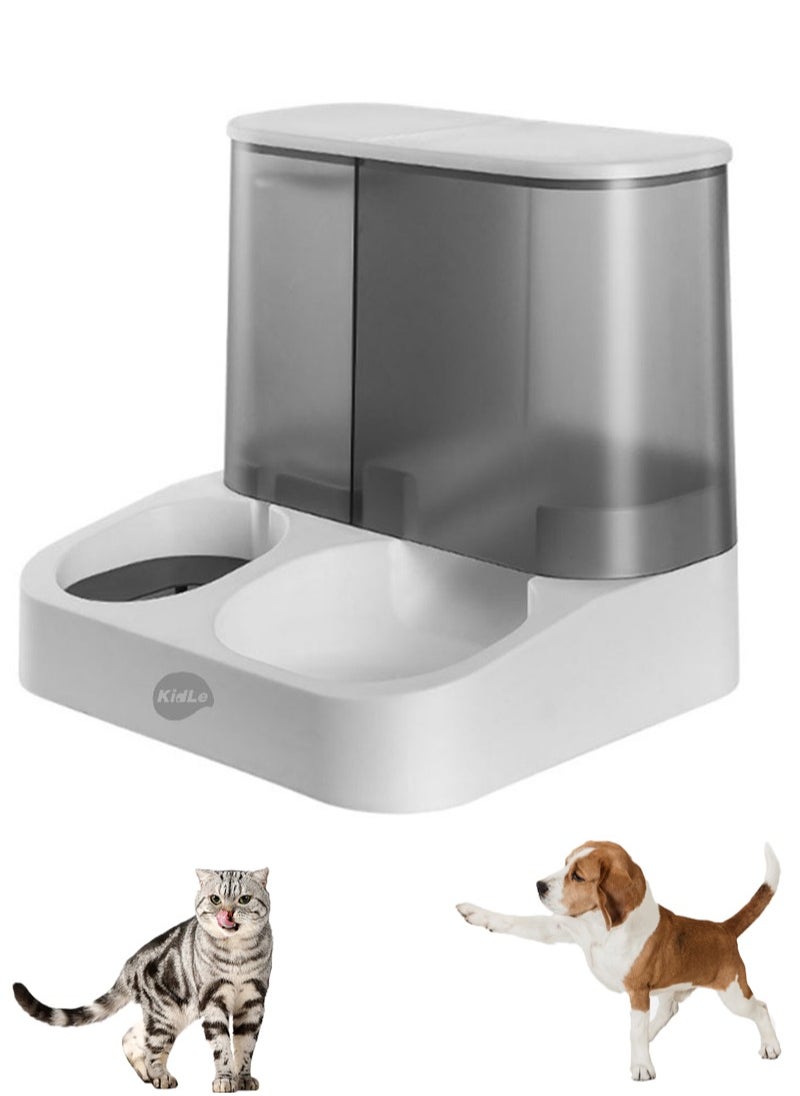 Large Capacity 2 in 1 Cat Dog Automatic Feeder Pet Feeder and Water Dispenser