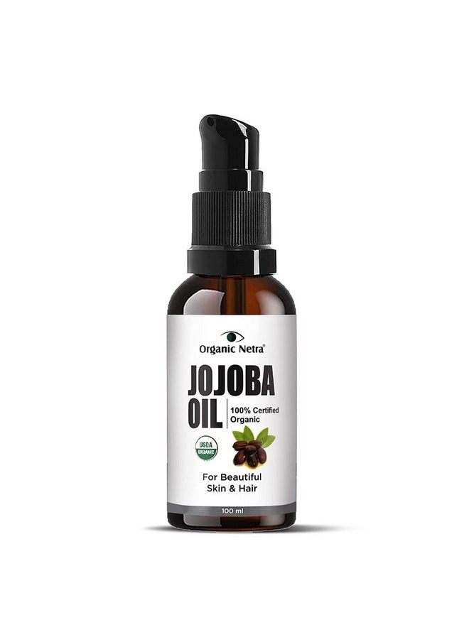 100% Pure & Natural Jojoba Oil For Hair And Skin | 100% Natural Cold Pressed Oil | Helps In Hair Growth, Skin Moisturizing & Nail Care |For All Skin Types |Lightweight And Gentle - 50Ml