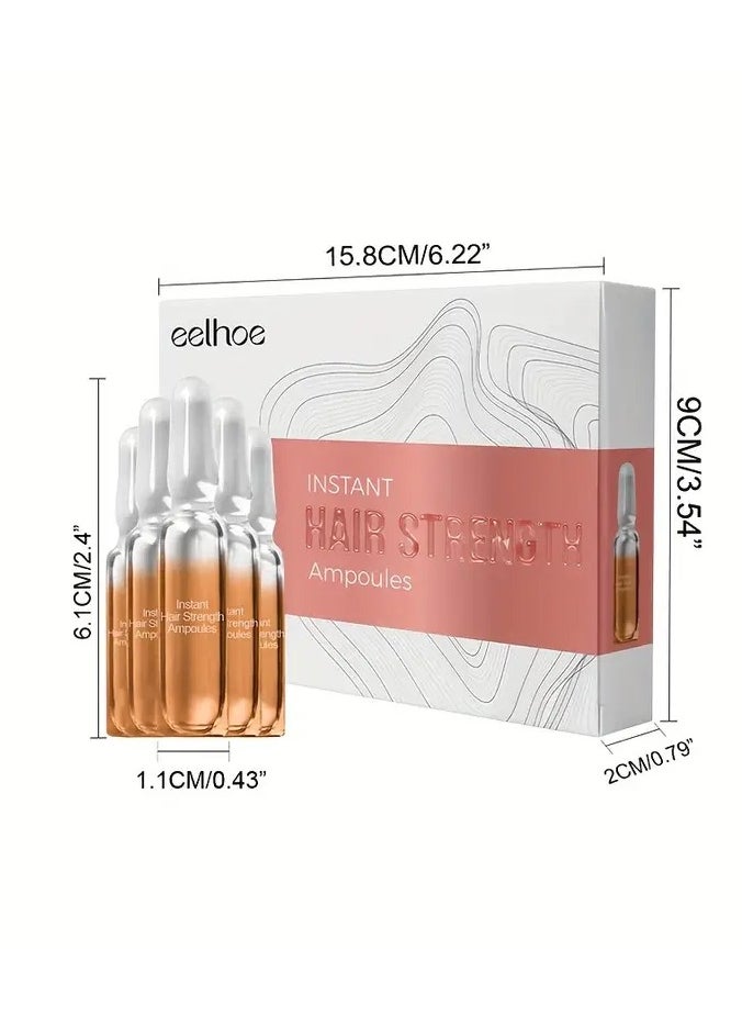 Instant Hair Strengthen Ampoules, Dense Hair Care Serum Oil, Strengthens Hair, Make Thin Hair Look Thicker, Healthy Hair