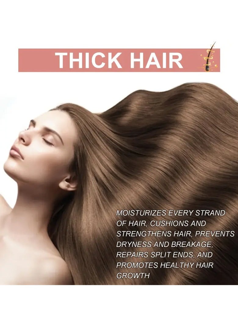 Instant Hair Strengthen Ampoules, Dense Hair Care Serum Oil, Strengthens Hair, Make Thin Hair Look Thicker, Healthy Hair