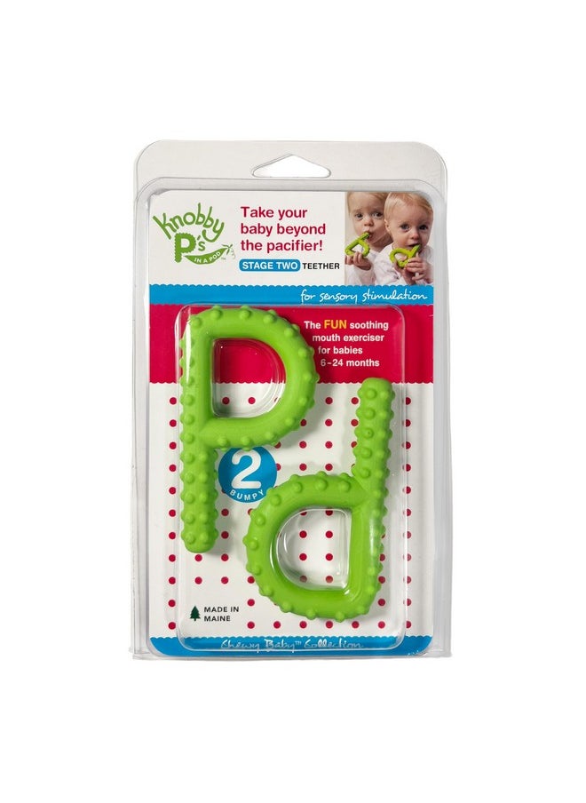 Knobby P'S In A Pod - 2 Green Knobby P'S Oral Sensory Mouth Exerciser Teether