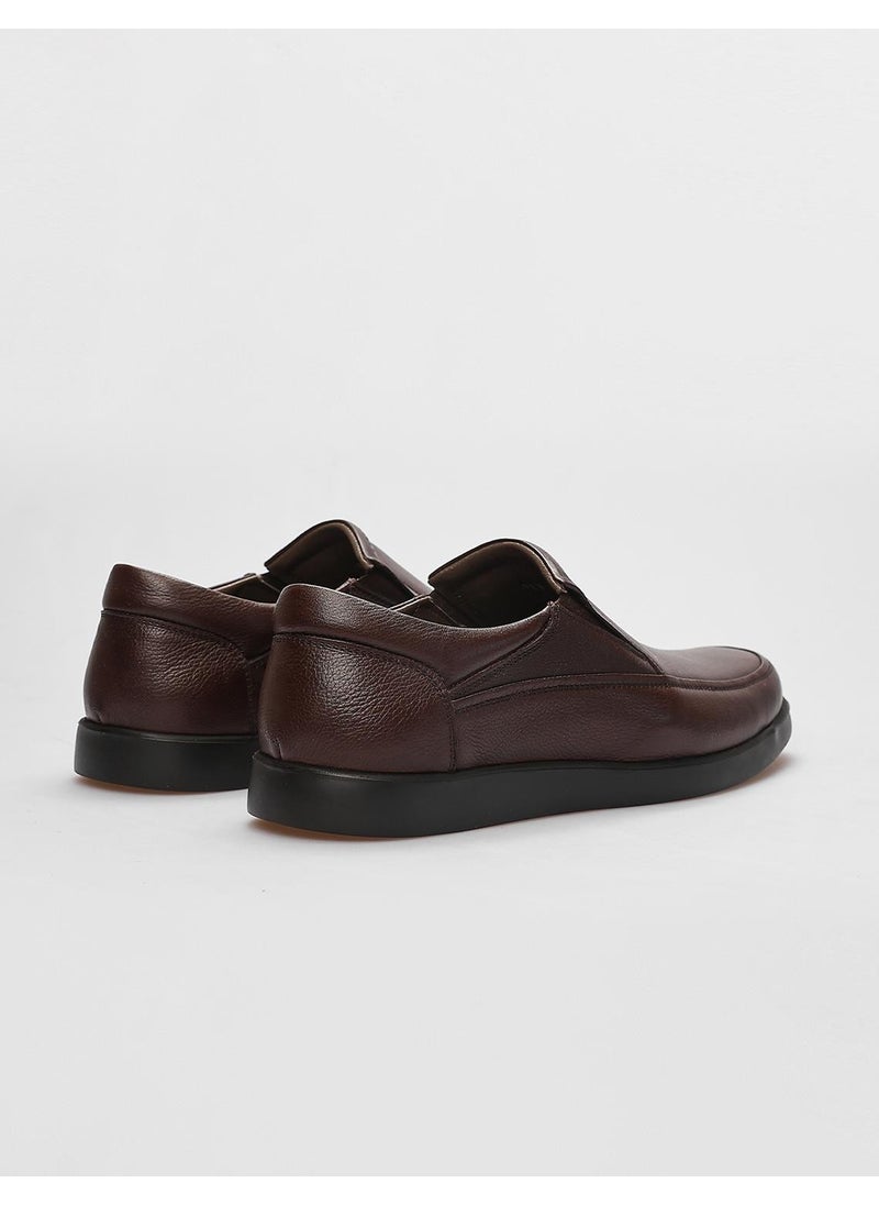 Leather Brown Men's Casual Shoes