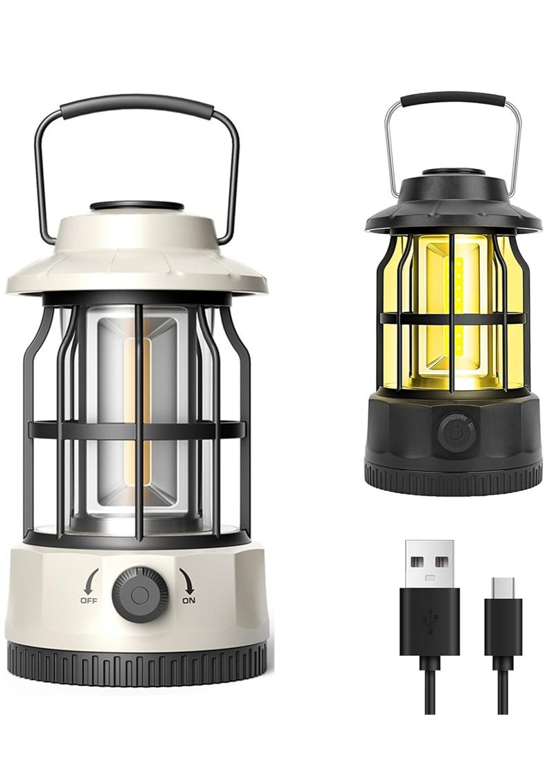 LED Camping Lantern with USB Recharge and Stepless Dimmer – Waterproof Light for Fishing, Hiking & Outdoor Emergencies